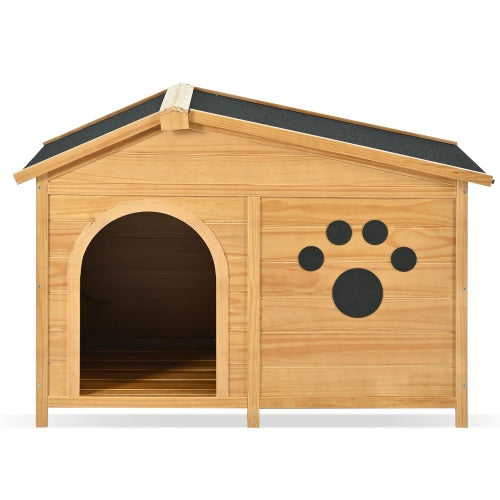 48 Wooden Dog House Outdoor With Porch