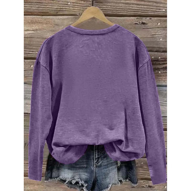 Womens 5 Packs Long Sleeve Crew Neck Tops