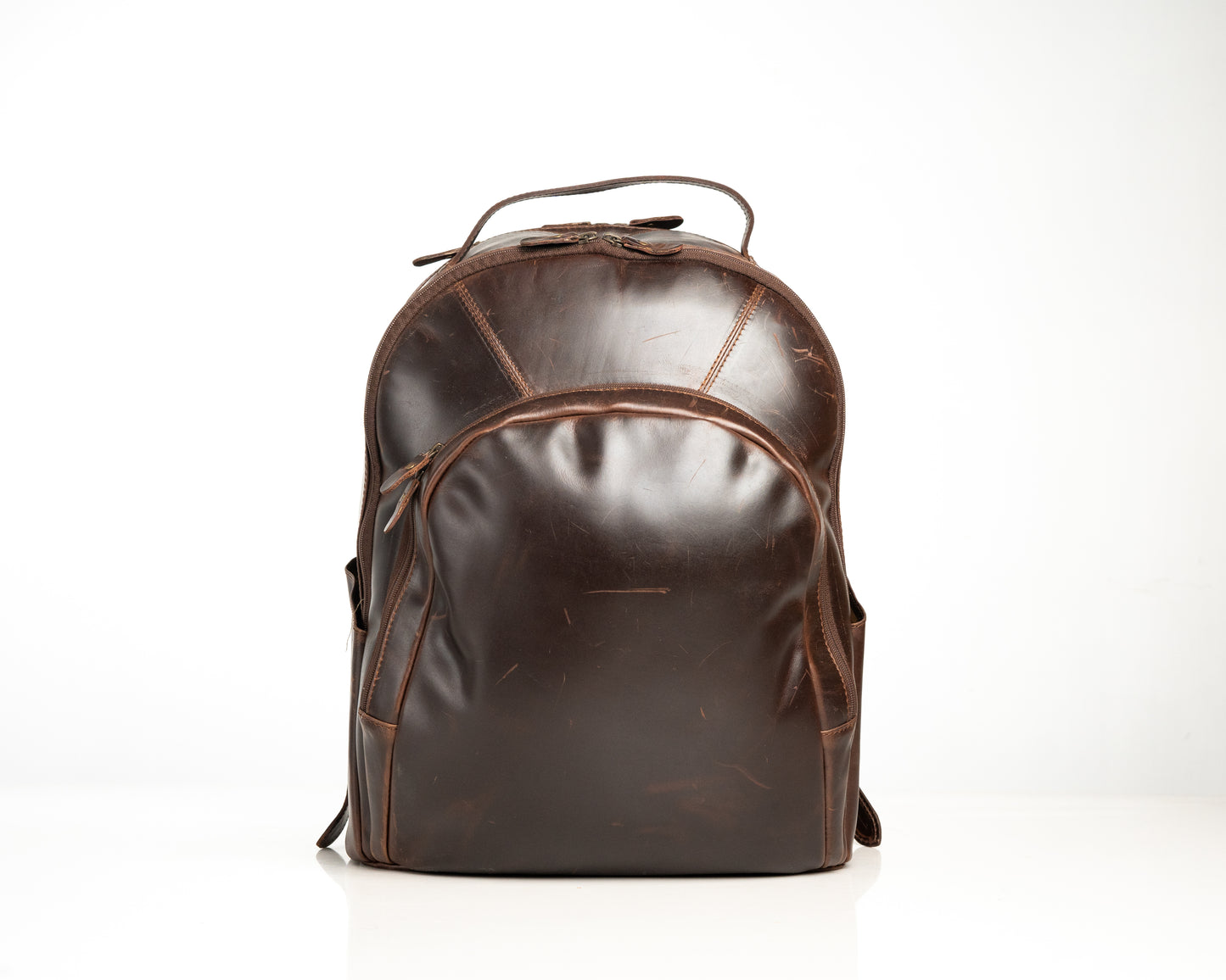 Vintage Genuine Leather Backpack – Durable & Stylish Travel Companion