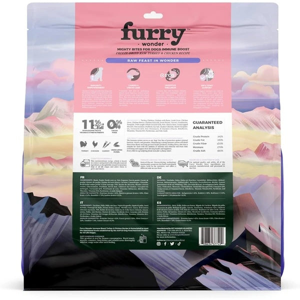 FURRY WONDER Freeze Dried Dog Food, 16 Oz