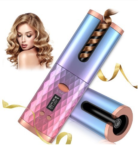 Rechargeable Automatic Hair Curler Women | LCD Display