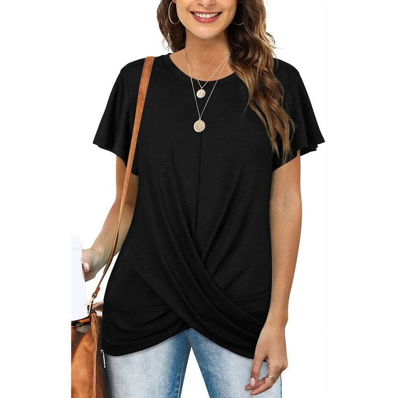 Women's Plus Size Twisted Top