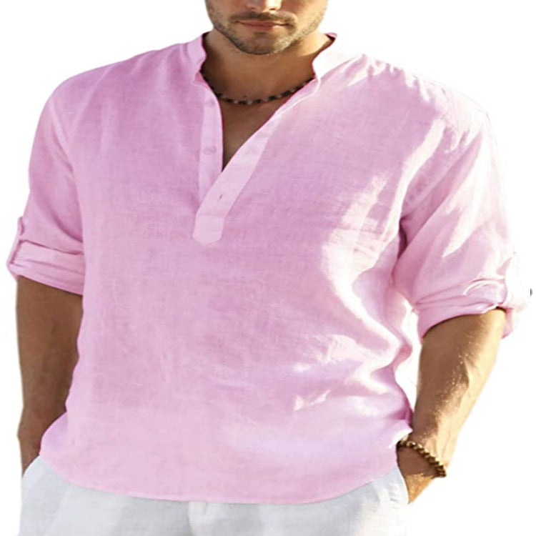 Men's Turkish Cotton Linen Shirt