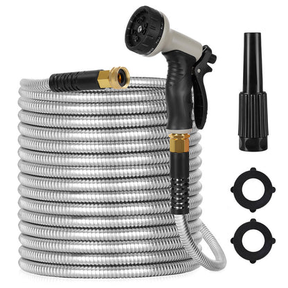 Stainless Steel Flexible Garden Hose | 100ft