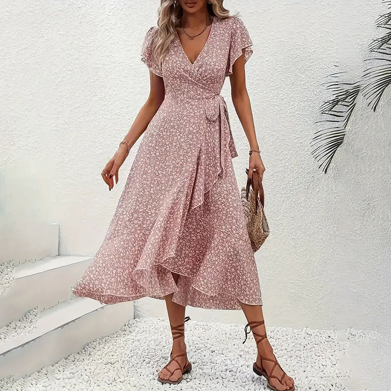Women's Floral Boho Dress