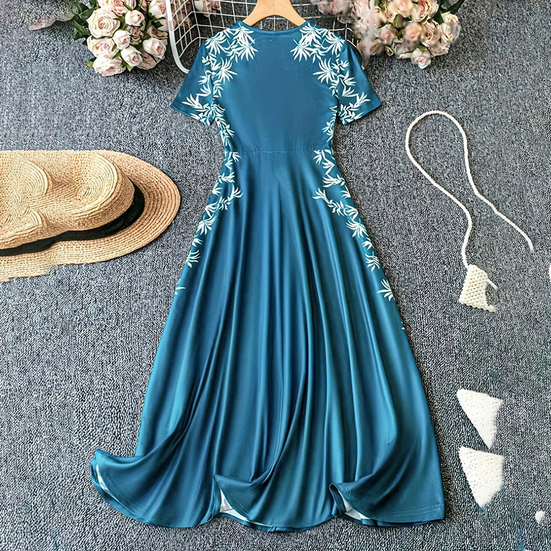 Women's Elegant Empire Maxi Dress