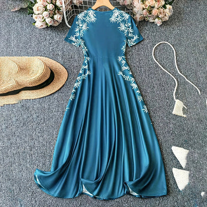 Women's Elegant Empire Maxi Dress