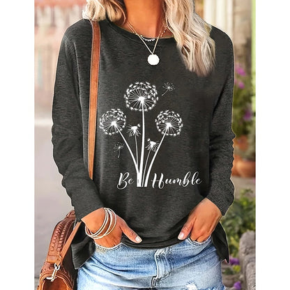4 Packs Dandelion Graphic Tops