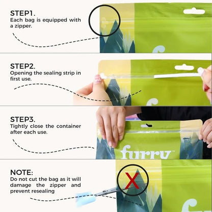 FURRY WONDER Freeze Dried Dog Food, 16 Oz