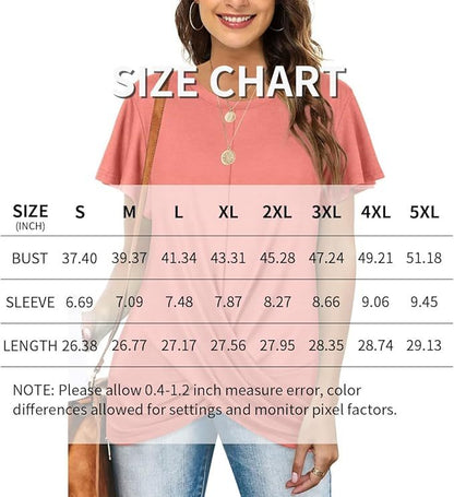 Women's Plus Size Twisted Top