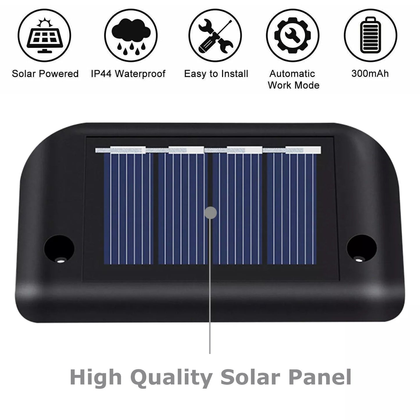 4x Solar Deck Lights | Outdoor