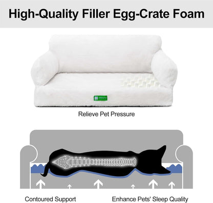 Orthopedic Dog Bed - With Removable Washable Cover