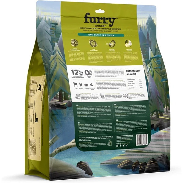 FURRY WONDER Freeze Dried Dog Food, 16 Oz