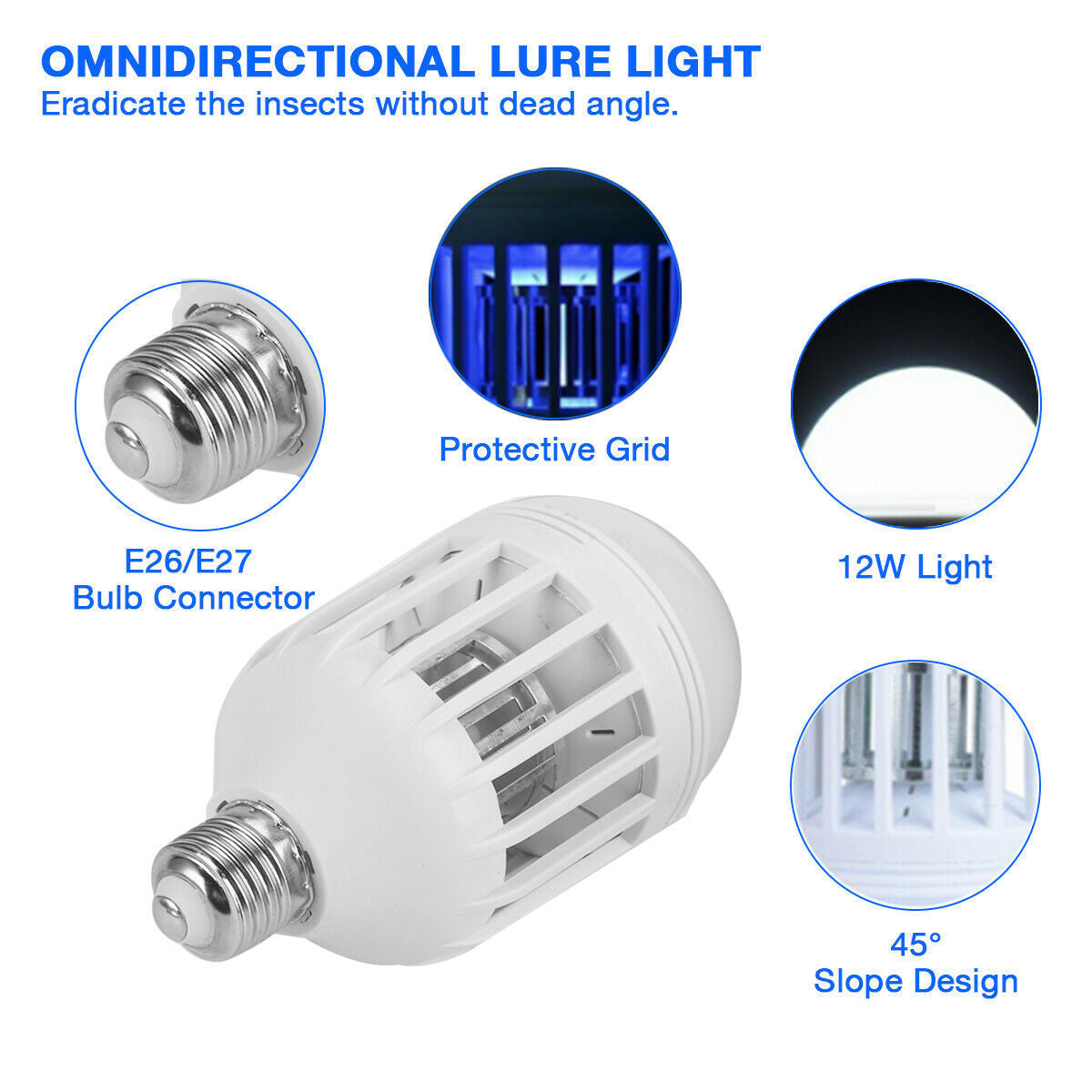 Mosquito & Bug Zapper Light Bulb