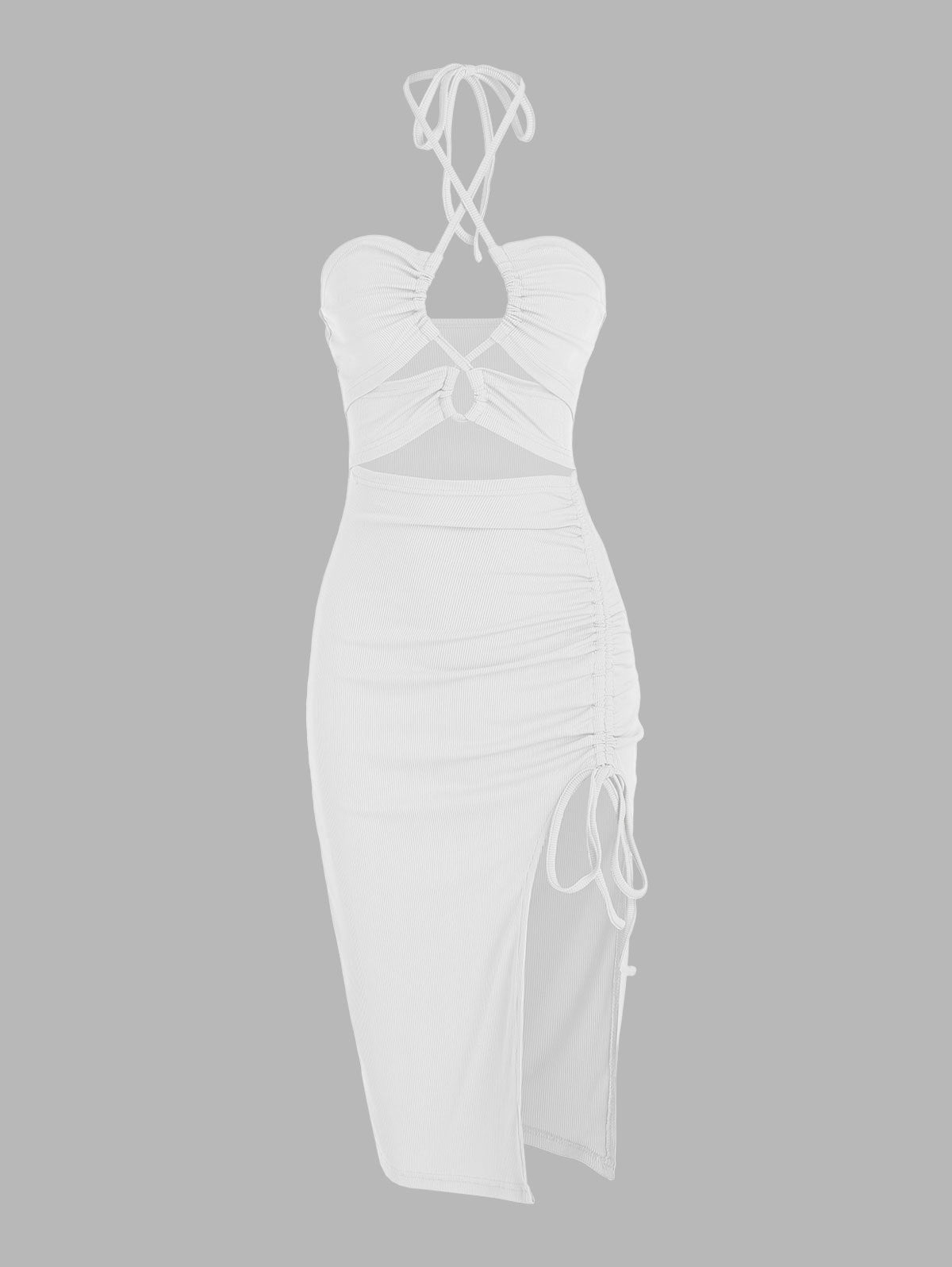 Sex Midi Halter Dress For Party