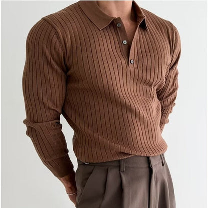 Lapel Button Polo Shirt