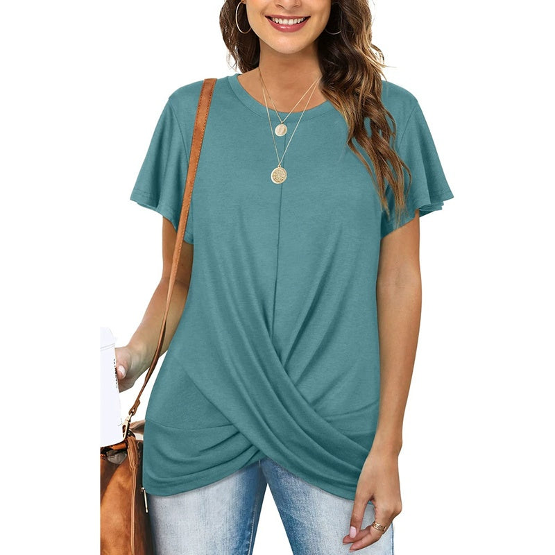 Women's Plus Size Twisted Top