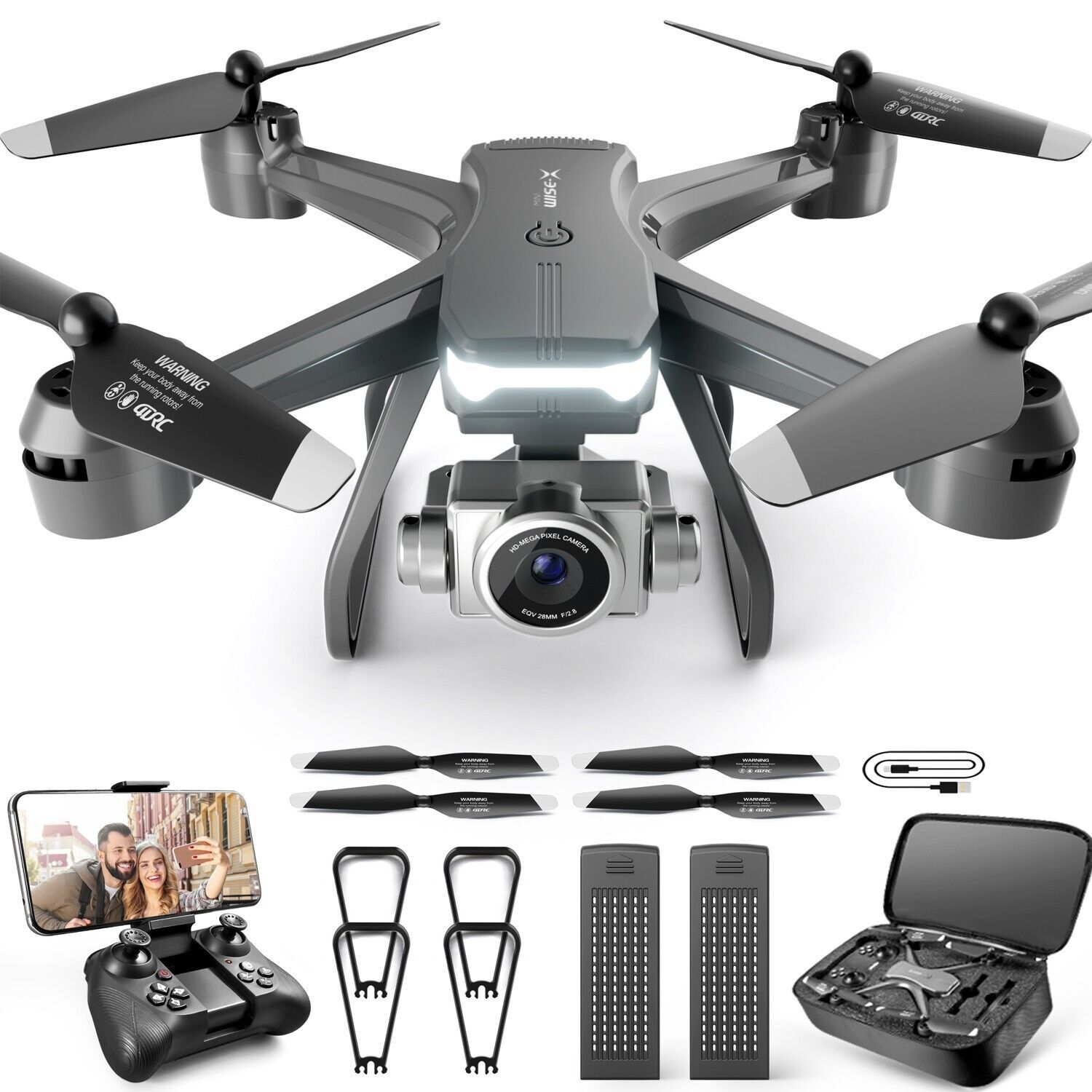 Professional Drone 6K HD | Hand Gesture Control