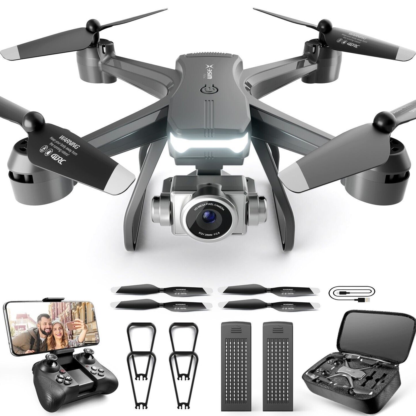 Professional Drone 6K HD | Hand Gesture Control
