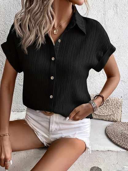 Versatile Chic V-Neck Blouse