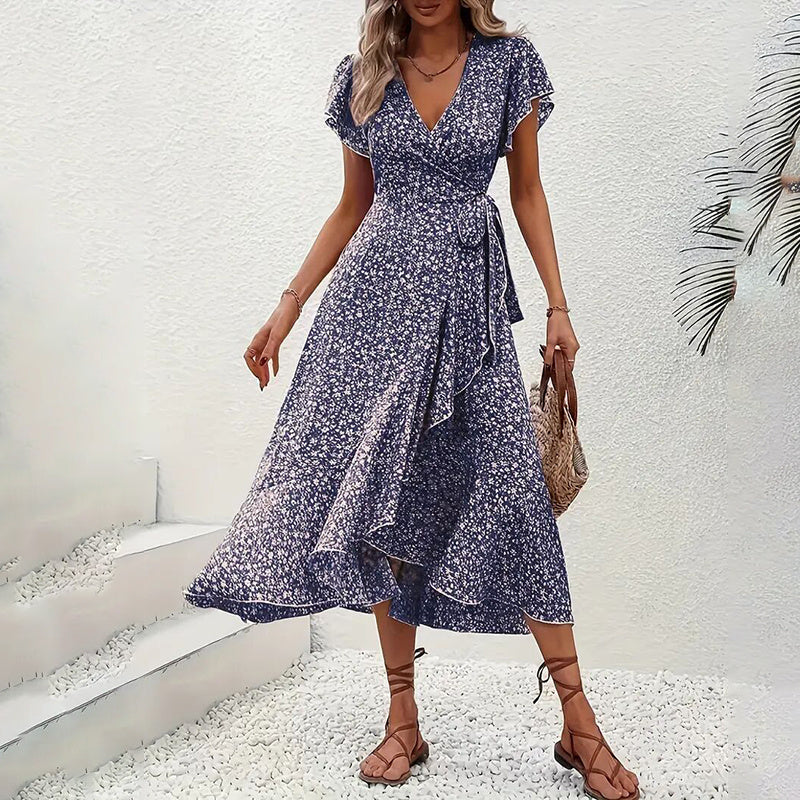 Women's Floral Boho Dress
