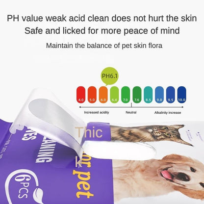 PET Cleaning  Deo. Bathing Wipes