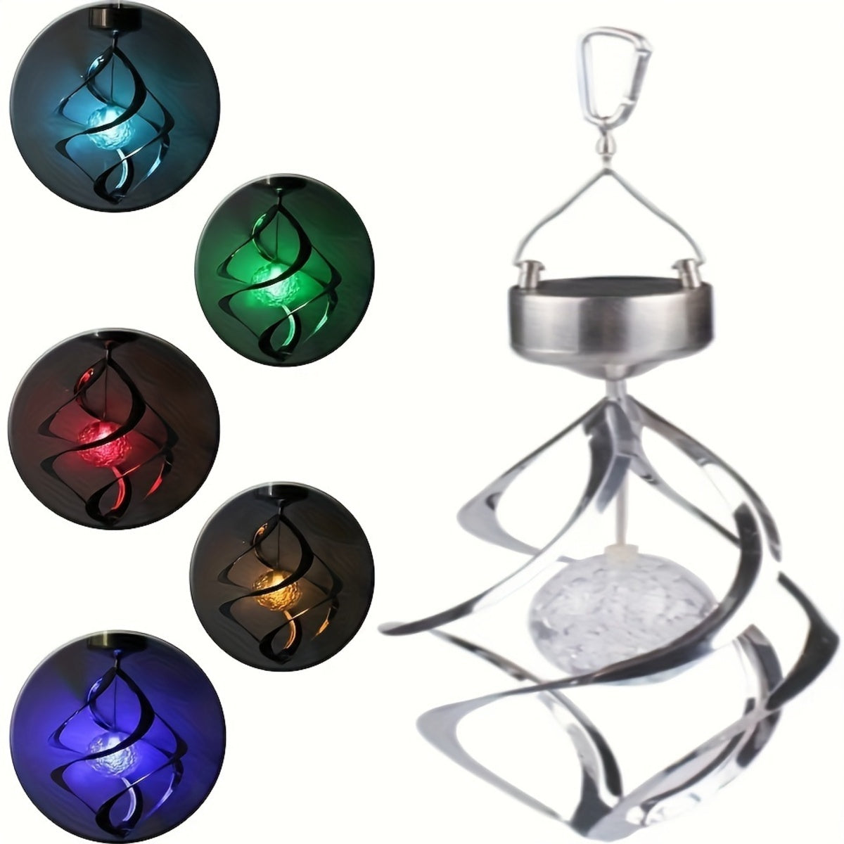 LED Solar Wind Chimes