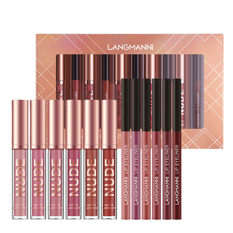 Lip Liner And Lipstick Makeup Set