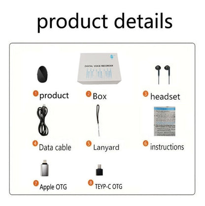 Miniature Voice Recorded