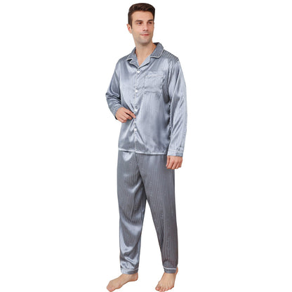 Ice Silk Men's Pajama Set