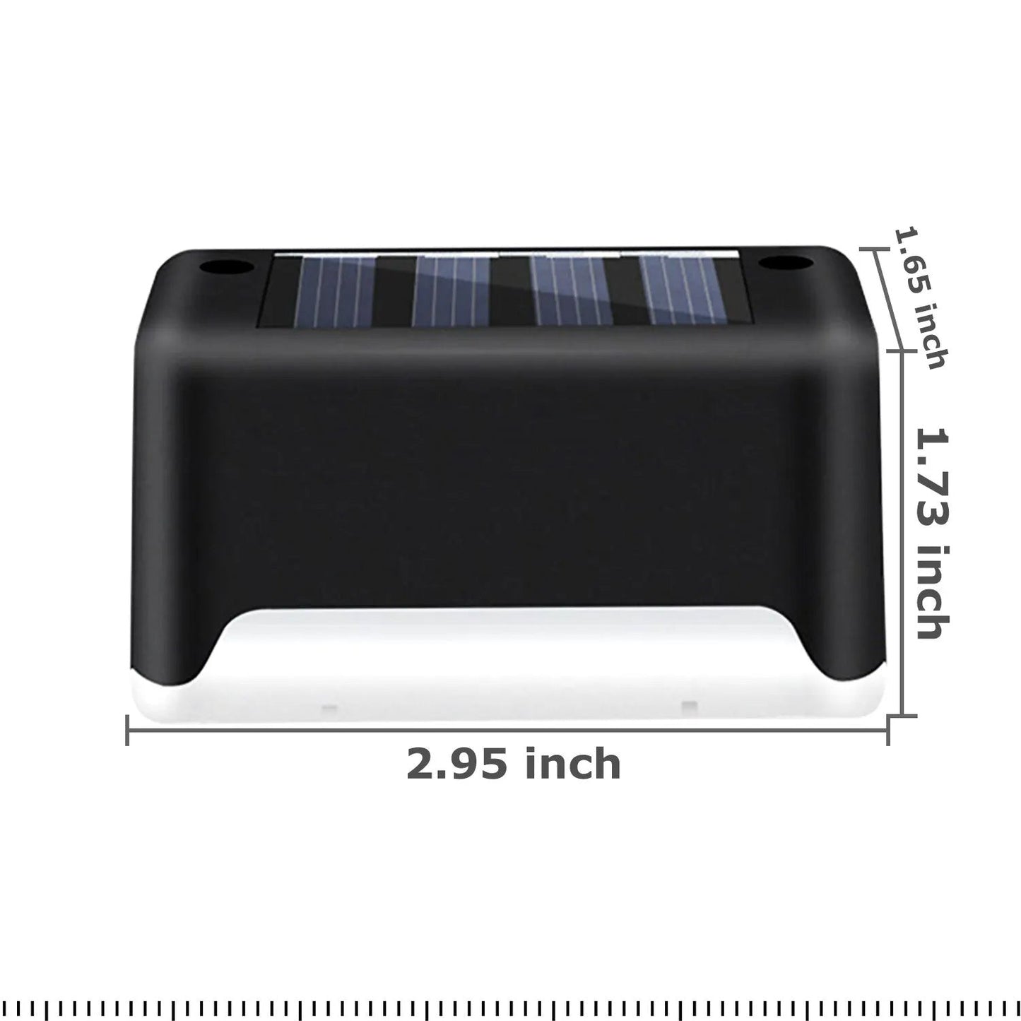 4x Solar Deck Lights | Outdoor