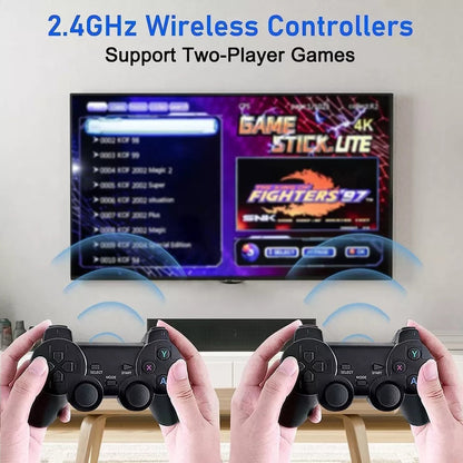 4K Retro Game Console | 20000- Video Games | Wireless Controllers