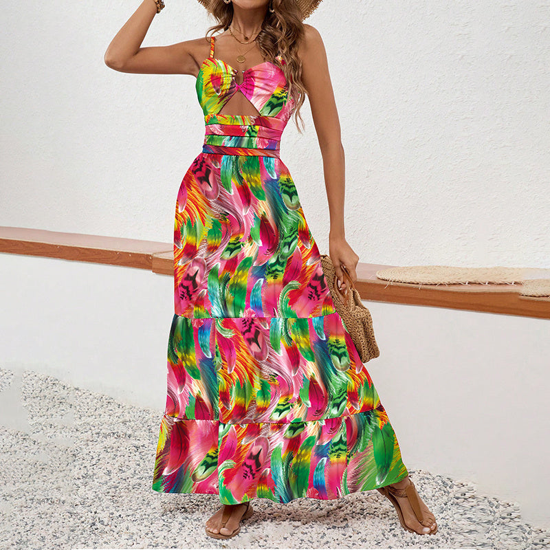 Women's Boho Maxi Dress