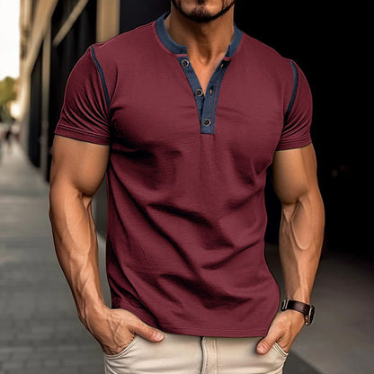 V neck Polo Shirt S