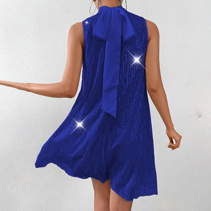 Women's Glittery Evening Party Dress