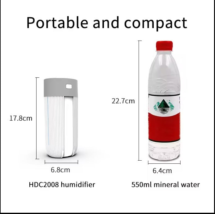 Air Humidifiers With Colorful LED Light | 220mL