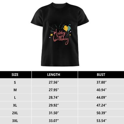 Happy Birthday Men's Pure Cotton Round Neck T-shirt