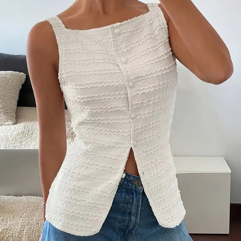 Womens Trendy Square Neck Vest Top