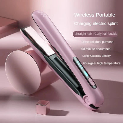 Wireless Hair Straightener & Roller | 2 IN 1