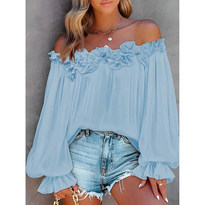 Women's Summer Off Shoulder Top