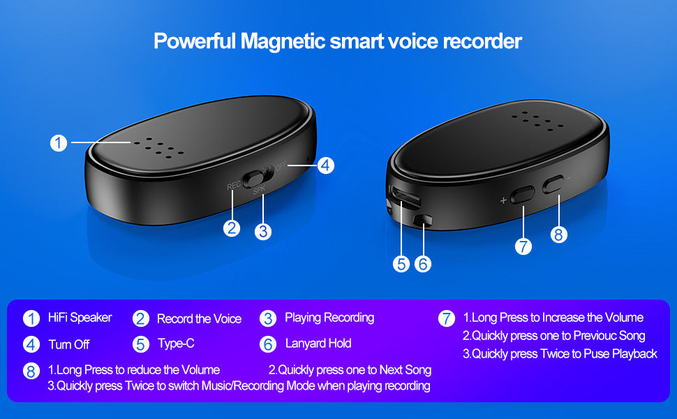 Miniature Voice Recorded