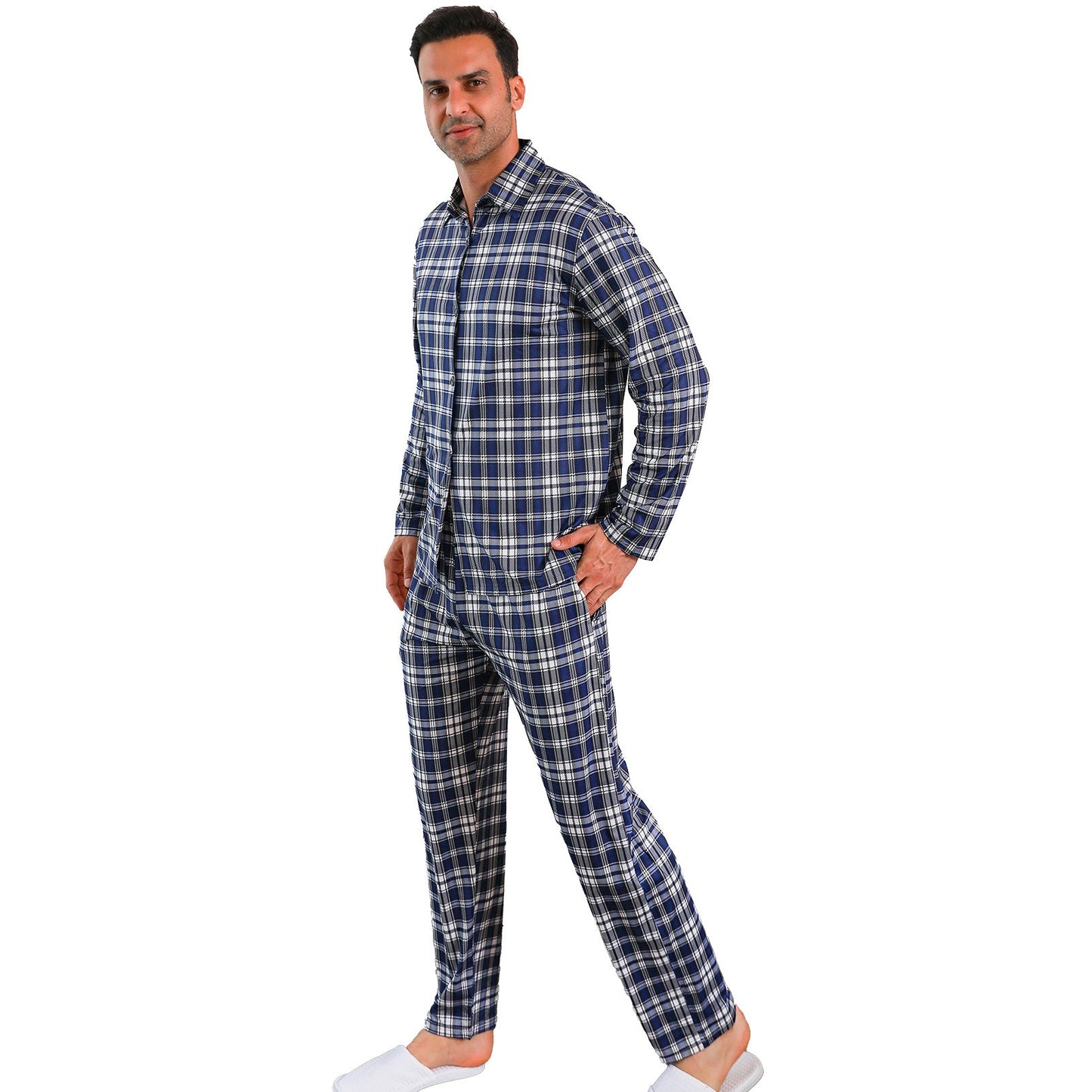 Ice Silk Men's Pajama Set