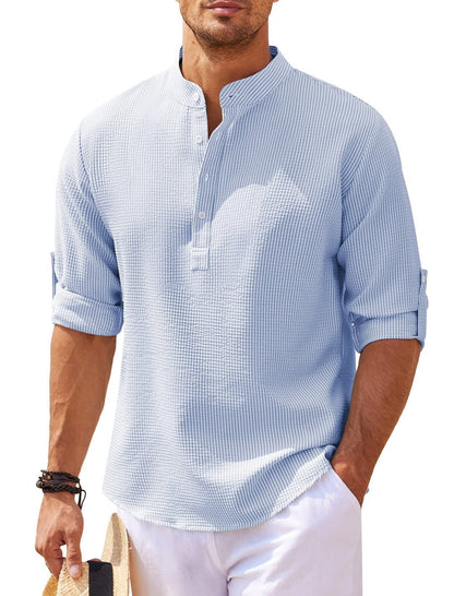 Men's Casual Shirt  Long Sleeve