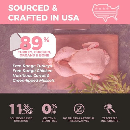 FURRY WONDER Freeze Dried Dog Food, 16 Oz