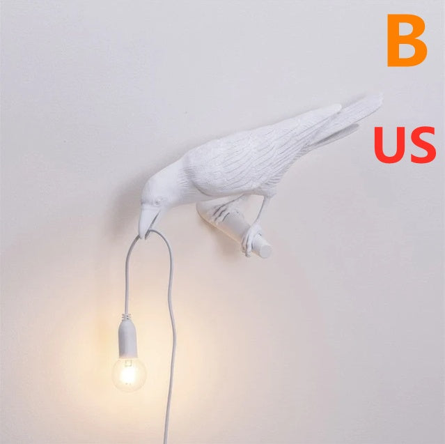Raven Bird Lamp | Decor