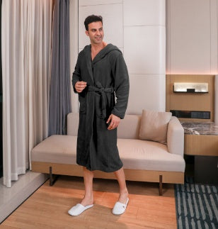 Men's Fibre Velvet Gown Set