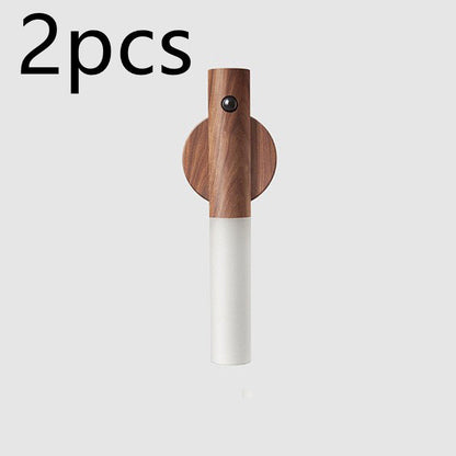 Smart LED Magnetic Wood Wireless Night Light