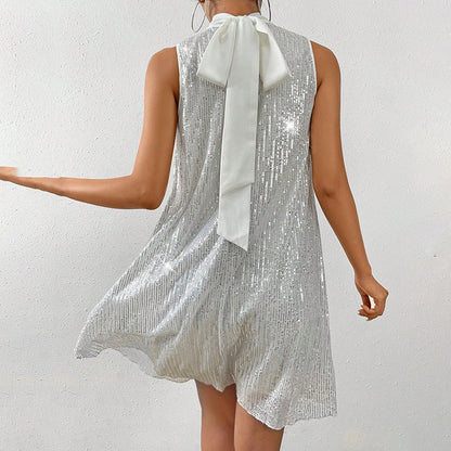 Women's Glittery Evening Party Dress