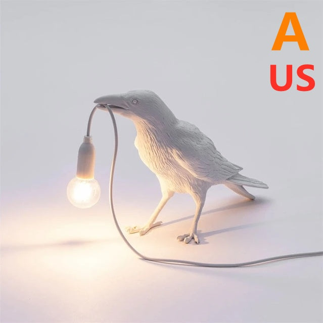Raven Bird Lamp | Decor