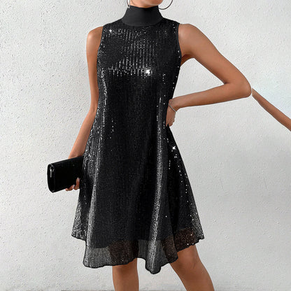 Women's Glittery Evening Party Dress